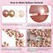 Rose Gold Balloon Garland Kit, Nude Pastel Pink Metallic Gold Matte White Balloons Gold and Rose Gold Confetti Balloons for Wedding Bridal Shower Birthday Baby Shower Easter Decorations
